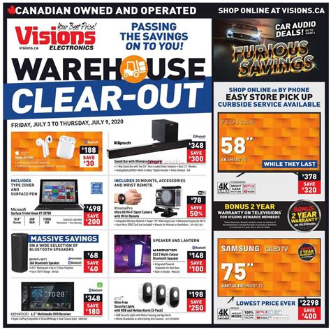 visions electronics coupons|Visions Electronics Weekly Flyer .